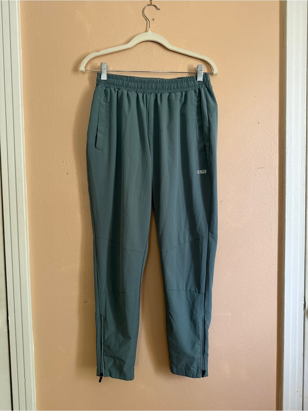 ASOS Teal Green Elastic Waist Track Pants - Picture 3 of 7